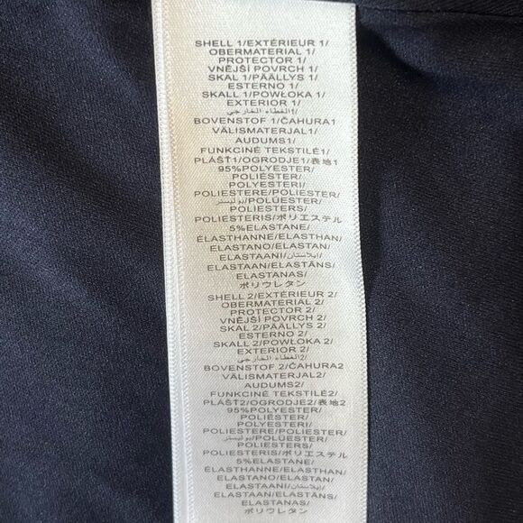 NWT ADRIANNA PAPELL | Matte Jersey Twist Front Tuxedo Long Gown In Midnight 6 - Picture 11 of 14